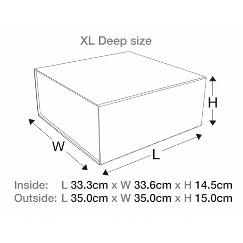 XL Black Magnetic Gift Box